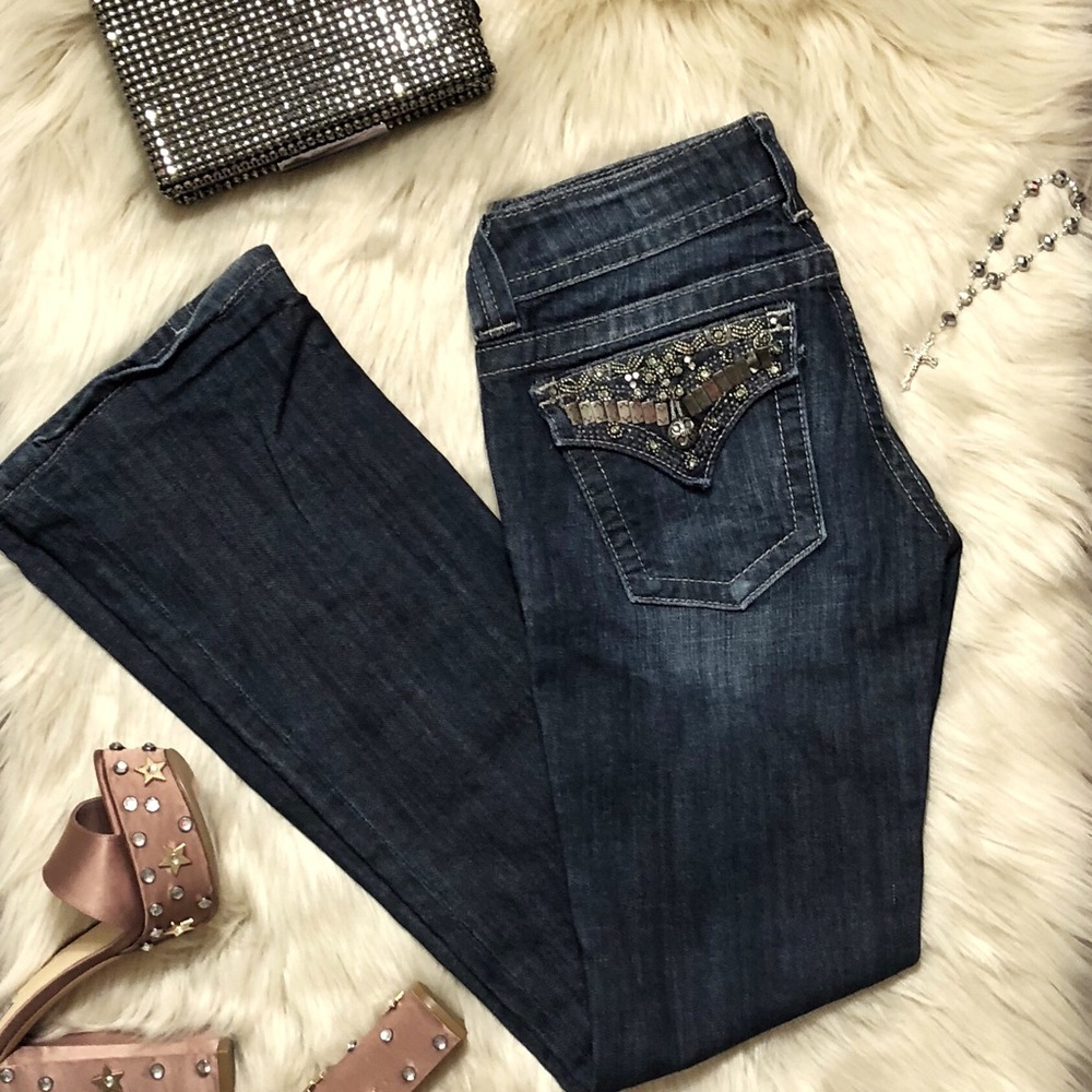Miss Me Signature Boot Cut Jeans Size 27